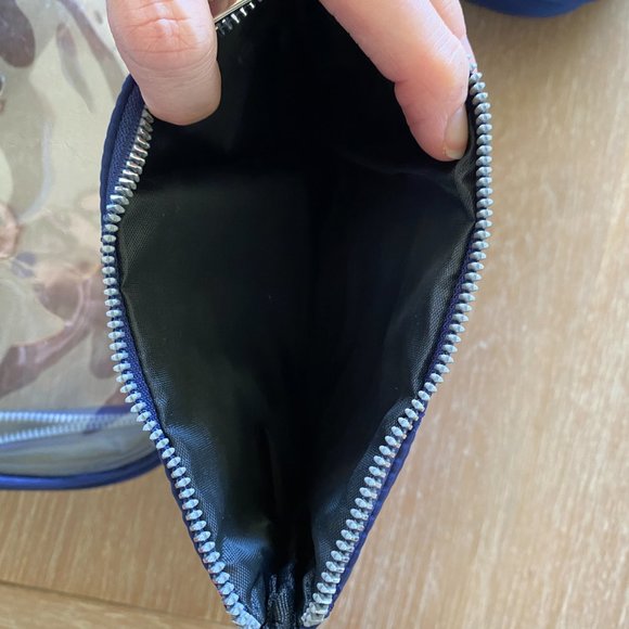 Aimee Kestenberg Blue Quilted Cosmetic Bag Set - Picture 5 of 6